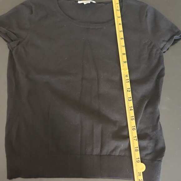 Talbots Black Short Sleeve Top MP - Picture 7 of 7